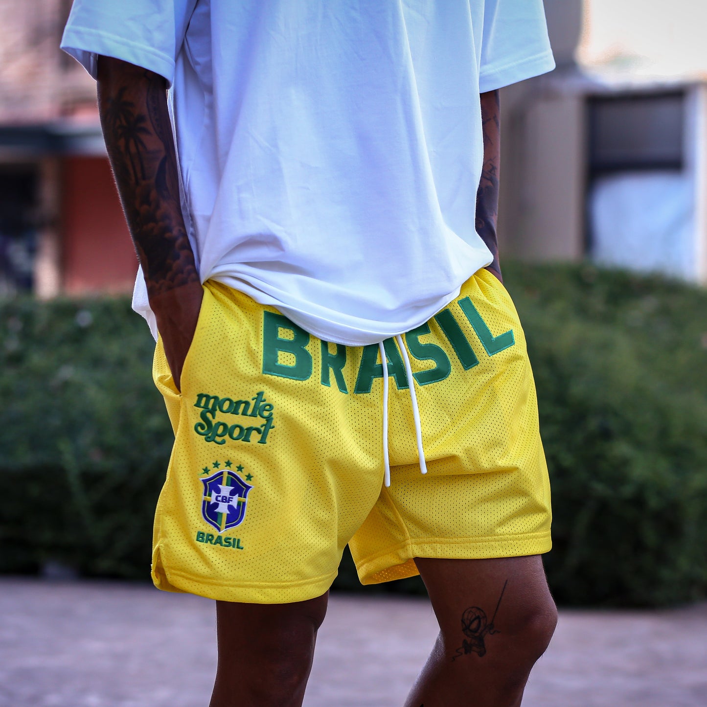 Monté BRAZIL "NEYMAR” Mesh Shorts
