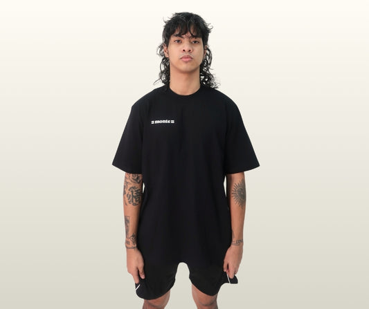 Monté Essential Oversized Tee "Onyx Black"