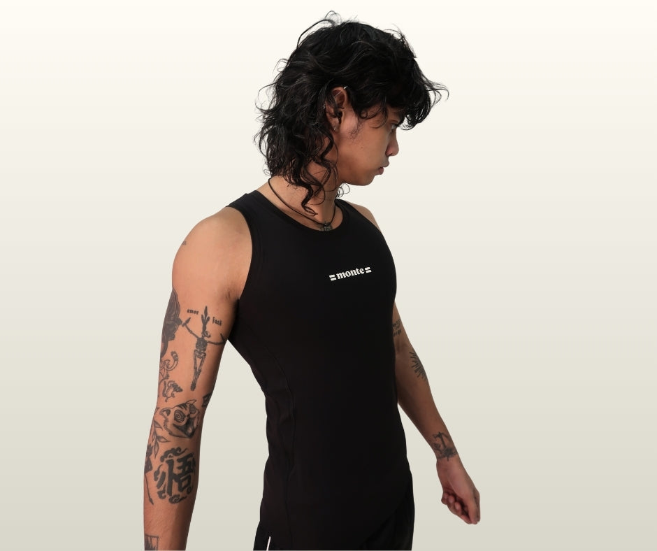 Monté Black Tank