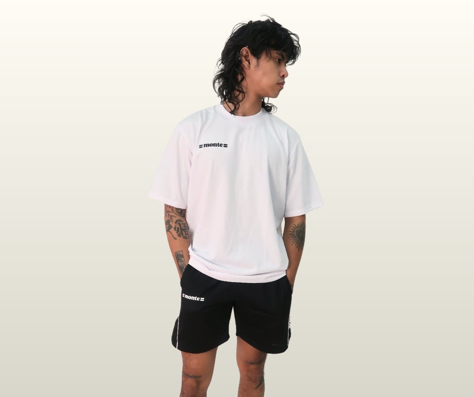 Monté Essential Oversized Tee "Summit White"