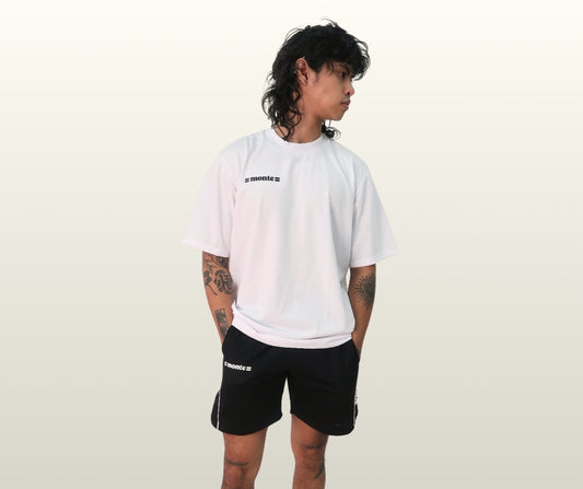 Monté Essential Oversized Tee "Summit White"