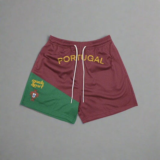 Monté PORTUGAL "RONALDO” Mesh Shorts