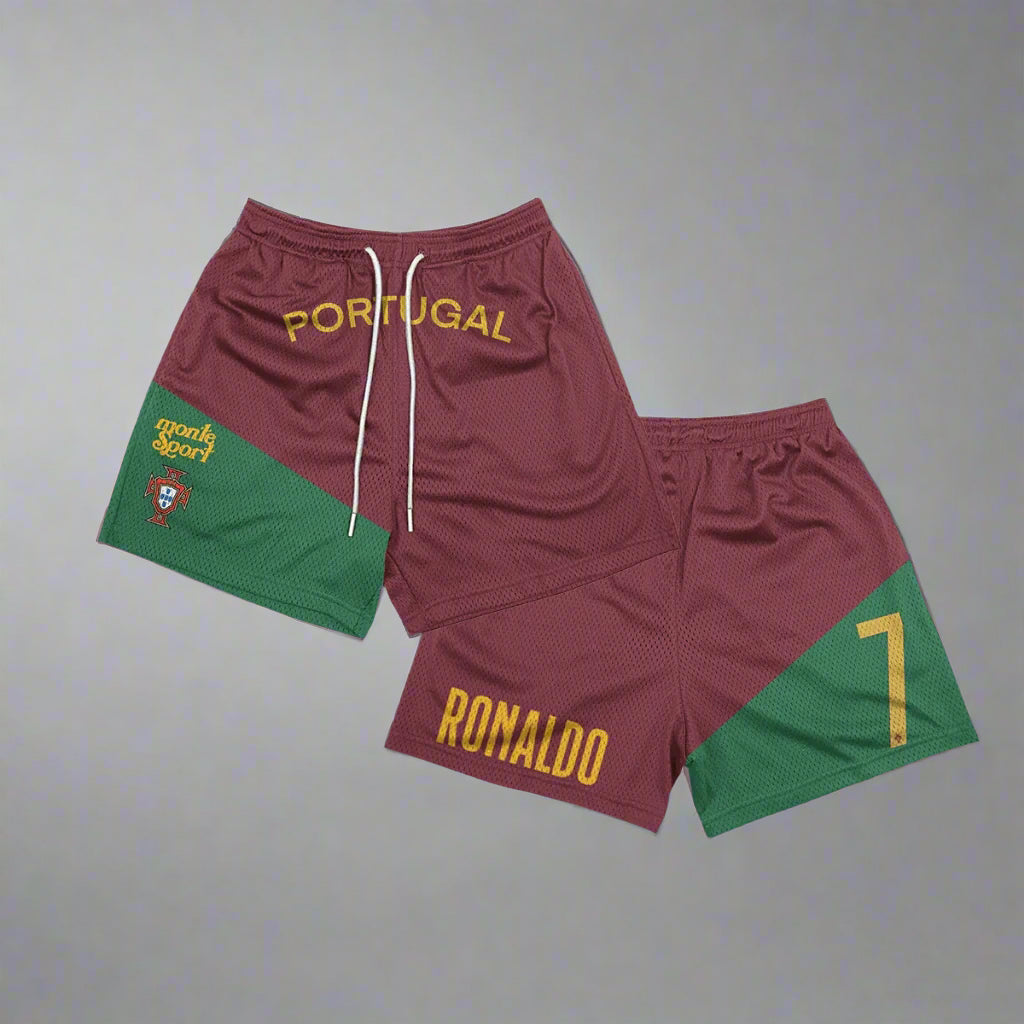 Monté PORTUGAL "RONALDO” Mesh Shorts