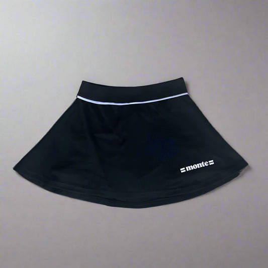 Monté "SERENA" Tennis Skirt - Black